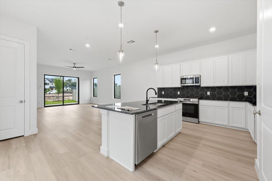 Furnished interior view inside a new home in Two Step Farm, Montgomery (Image 3).