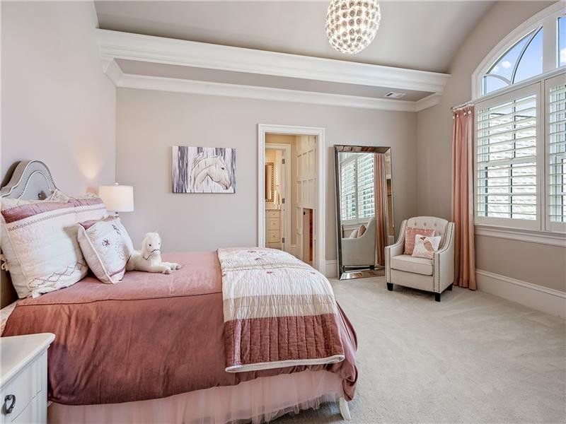 Furnished interior view inside a new home in Crossroads, Alpharetta (Image 31).