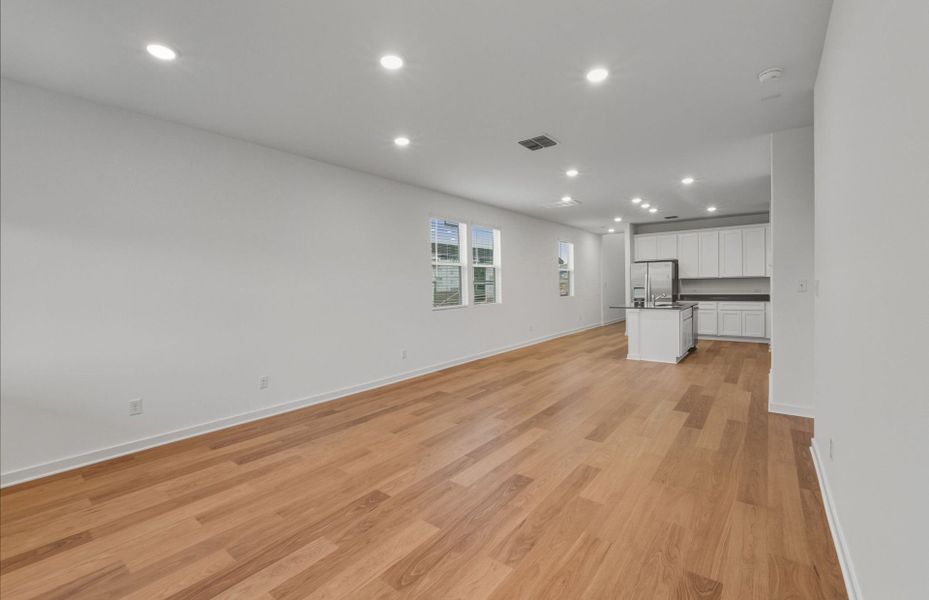 Representative unfurnished interior of a home built from the Fentress by Centex in Larson Crossing, Elgin (Image 17).