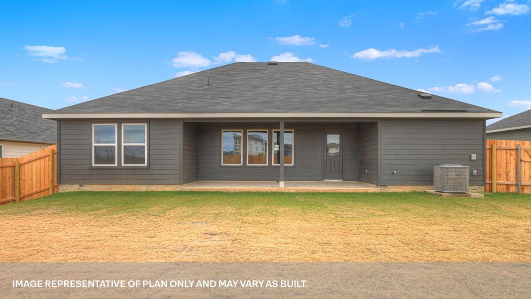 Representative exterior details of a home built from the The Coleman by D.R. Horton in Sonoma Oaks, Fredericksburg (Image 3).