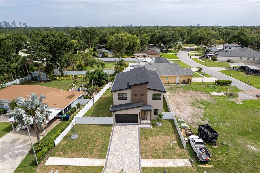 Front exterior of a new home in , Tampa, FL, highlighting curb appeal (Image 42).