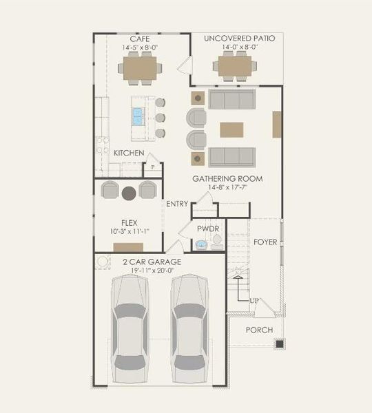 Pulte Homes, Sienna floor plan