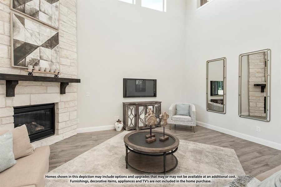 Furnished interior view inside a new home in Parks at Panchasarp Farms, Burleson (Image 39). Furnished interior view inside a new home in Parks at Panchasarp Farms, Burleson (Image 39).