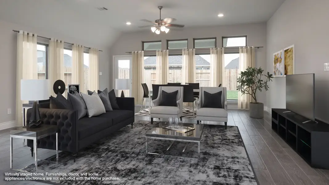 Furnished interior view inside a new home in Juniper Springs, Lockhart (Image 3).