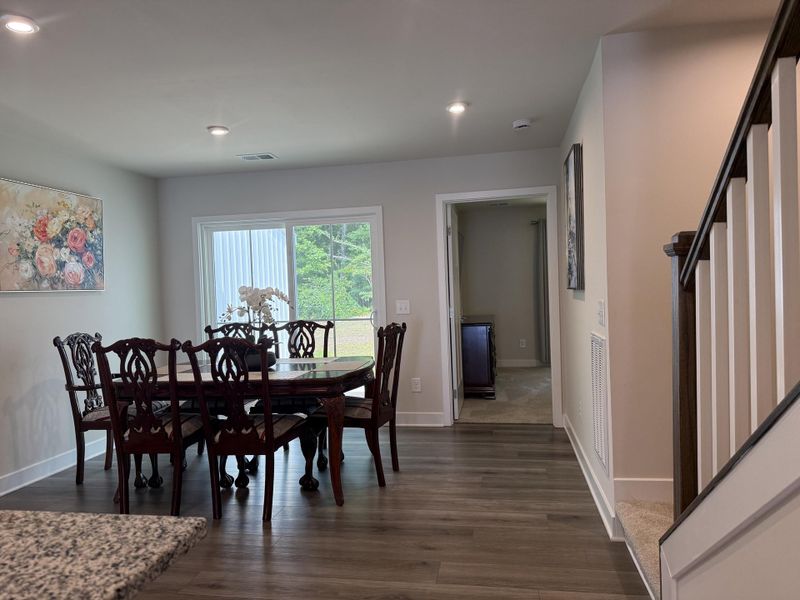Furnished interior view inside a new home in , Santee (Image 8). Furnished interior view inside a new home in , Santee (Image 8).