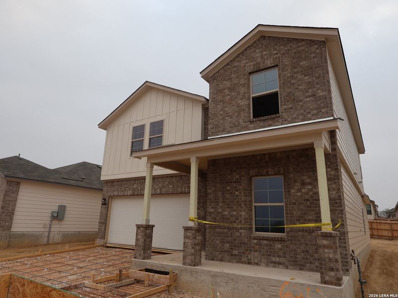 In-progress construction of a new home in Mesquite Ridge, San Antonio, TX (Image 35).