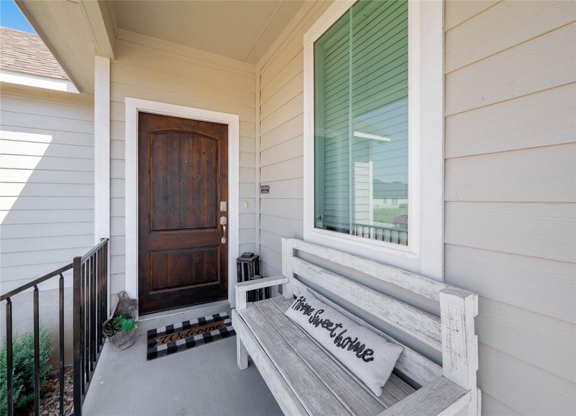Exterior details and patio area of a home in , Hutto (Image 21). Exterior details and patio area of a home in , Hutto (Image 21).