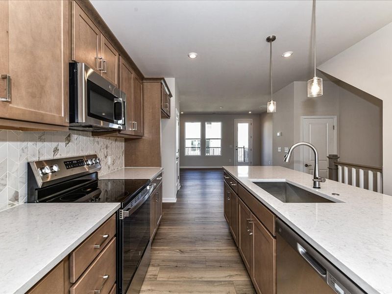 Furnished interior view inside a new home in Southmont, Charlotte (Image 10).