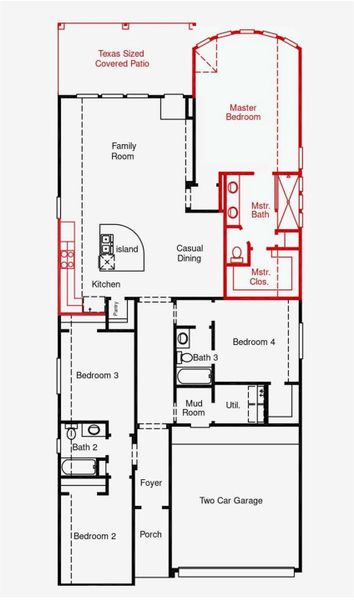 2D floor plan layout of this home in , Spring, TX (Image 5). 2D floor plan layout of this home in , Spring, TX (Image 5).