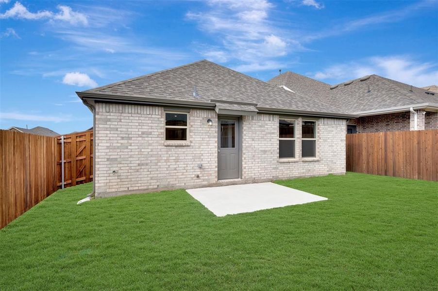 Exterior details and patio area of a home in Elevon, Lavon (Image 25). Exterior details and patio area of a home in Elevon, Lavon (Image 25).