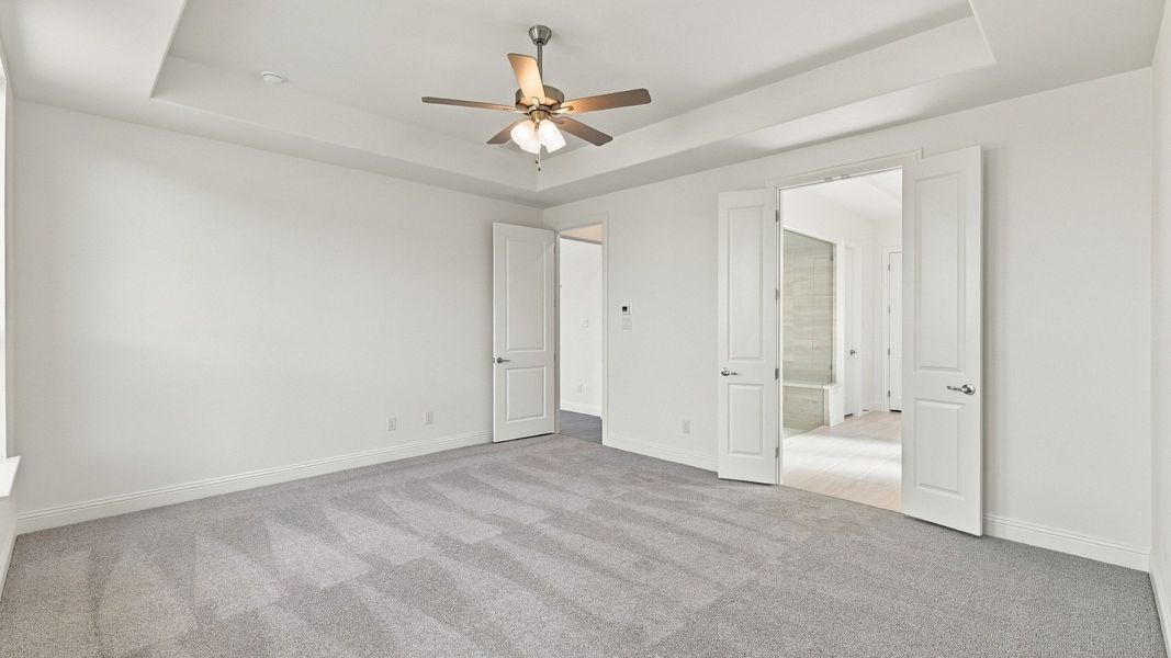 Furnished interior view inside a new home in Green Meadows Classic, Celina (Image 50).