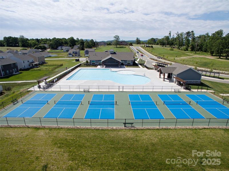 Pool and pickleball Pool and pickleball