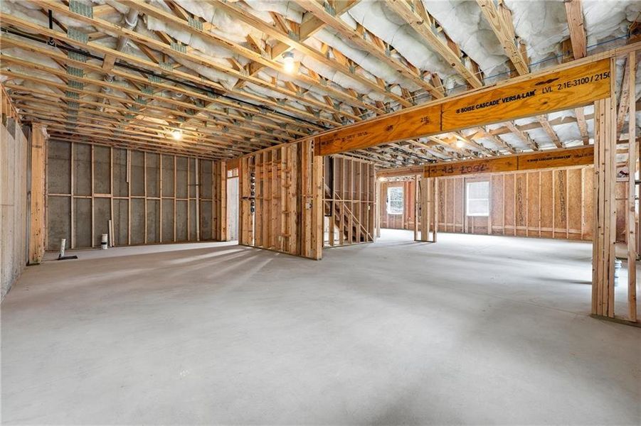 In-progress construction of a new home in , Cumming, GA (Image 45).