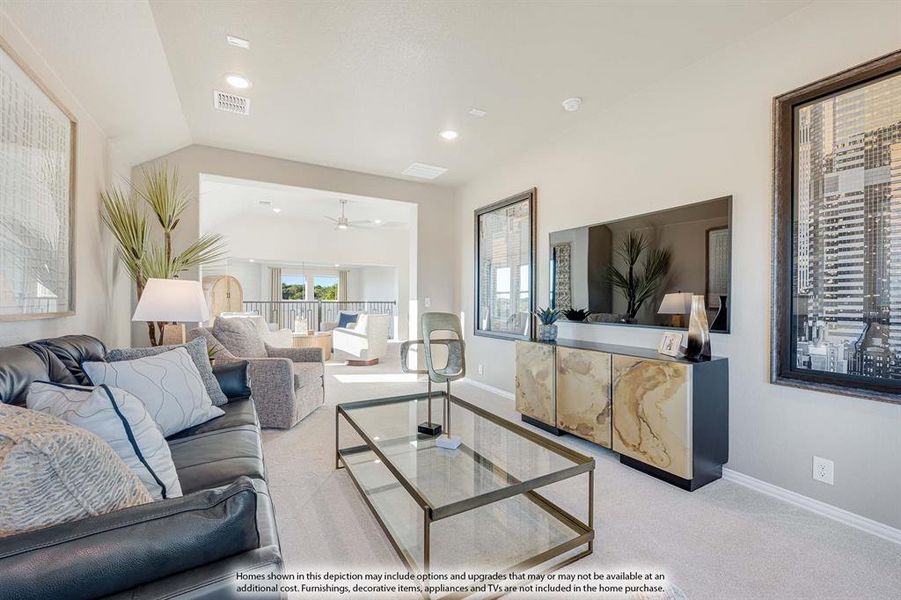 Furnished interior view inside a new home in Sutton Fields, Celina (Image 21).