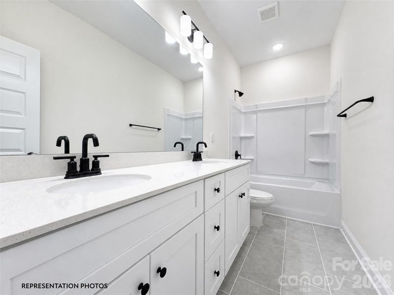 Furnished interior view inside a new home in , Charlotte (Image 7).