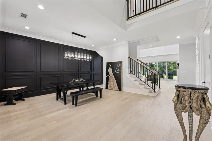 Furnished interior view inside a new home in , Hoschton (Image 47). Furnished interior view inside a new home in , Hoschton (Image 47).