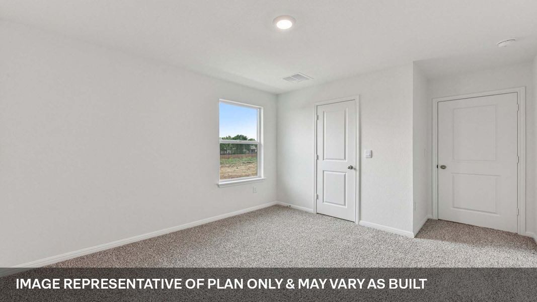 Representative unfurnished interior of a home built from the The Mitchell by D.R. Horton in Bar W Ranch, Leander (Image 30).