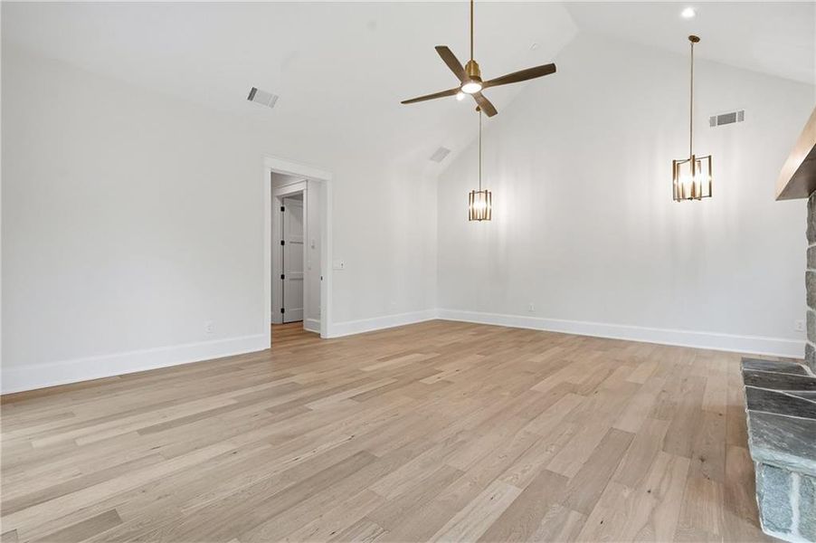 Spacious, unfurnished interior of a new home in , Milton (Image 23).