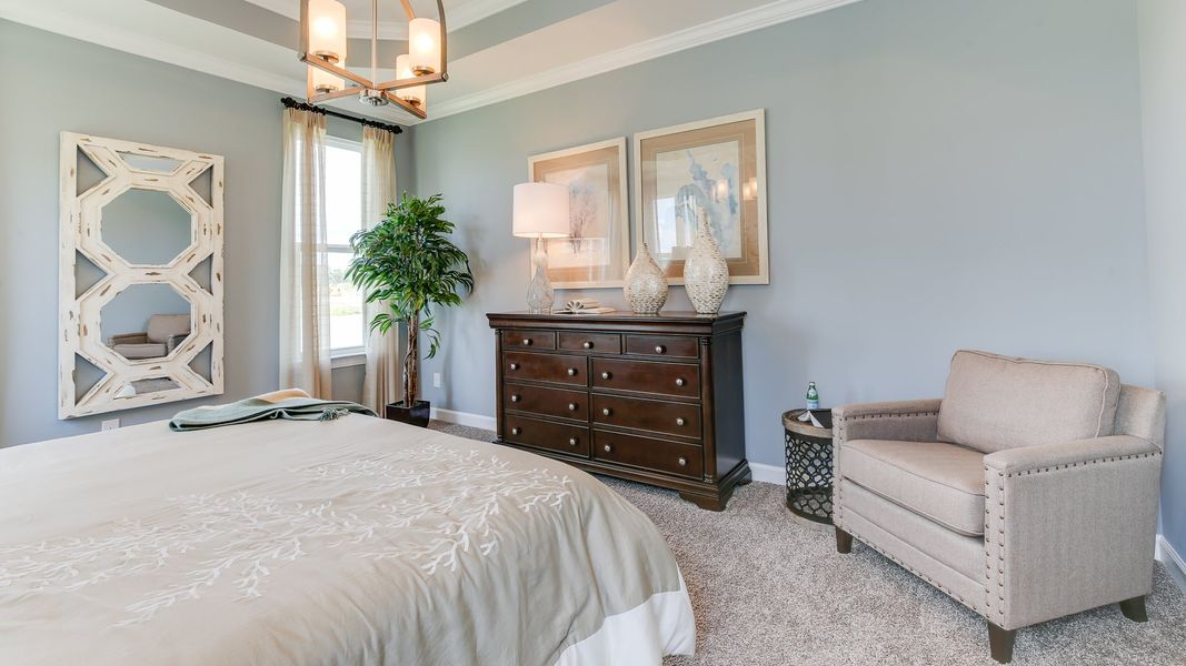 Representative furnished interior of a home built from the The Shorebreak by Chesapeake Homes in Bridgewater - Shorehaven Village, Little River (Image 19).
