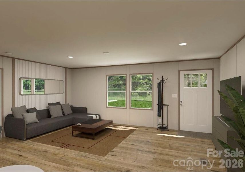 Furnished interior view inside a new home in , Hays (Image 8).