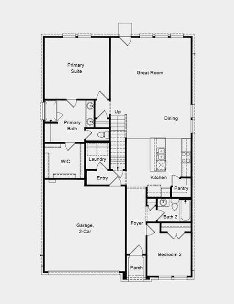 Structural options added include: Covered rear patio