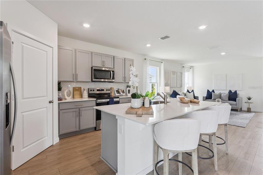 Furnished interior view inside a new home in Crossroads at Kelly Park, Apopka (Image 10).