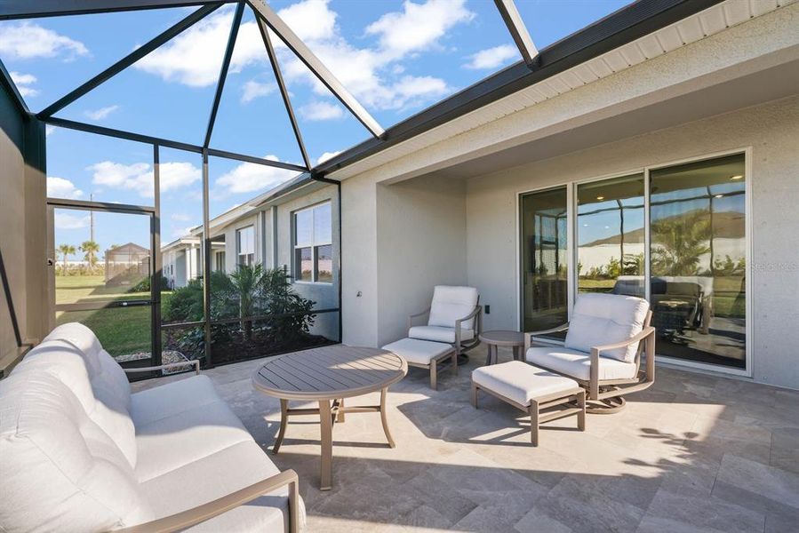 Exterior details and patio area of a home in Star Farms at Lakewood Ranch, Bradenton (Image 3).