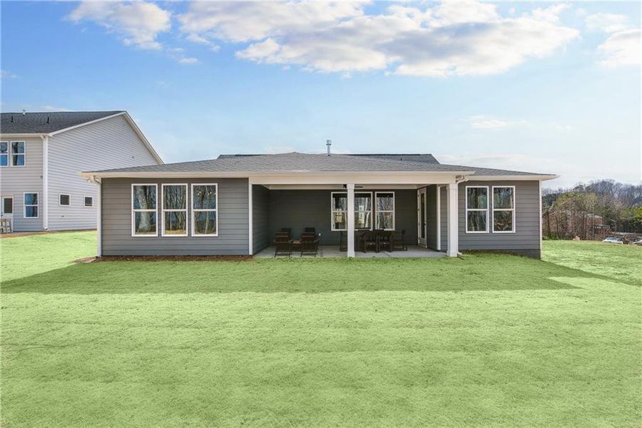 Front exterior of a new home in , Villa Rica, GA, highlighting curb appeal (Image 1).
