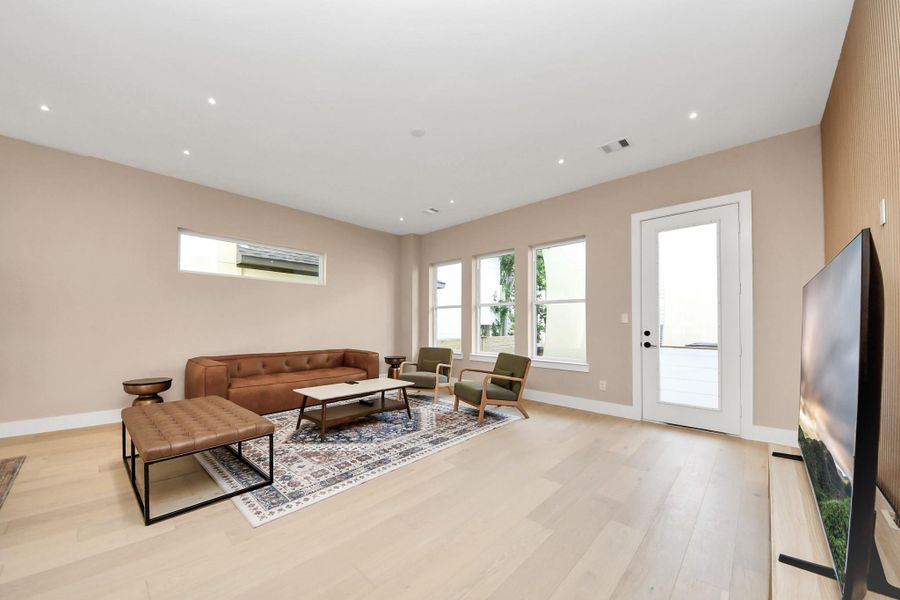 Furnished interior view inside a new home in , Houston (Image 22). Furnished interior view inside a new home in , Houston (Image 22).