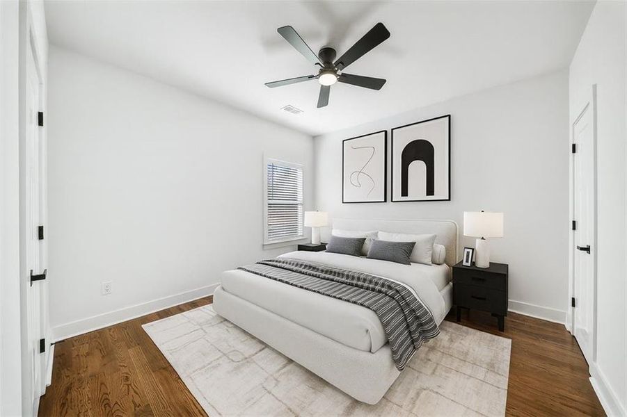 Furnished interior view inside a new home in Silvercrest Lakes, Acworth (Image 10).