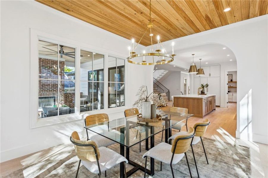 Furnished interior view inside a new home in , Atlanta (Image 6).