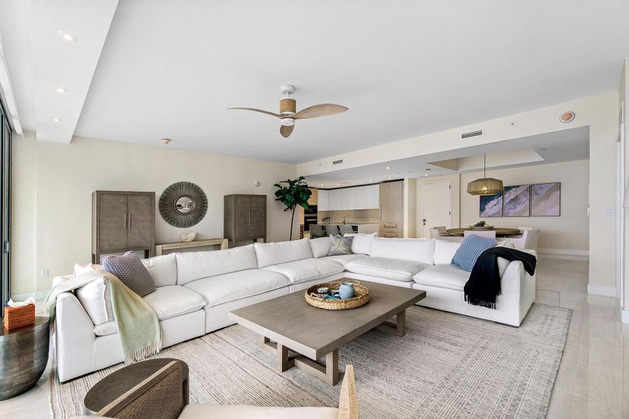 Furnished interior view inside a new home in , West Palm Beach (Image 18).