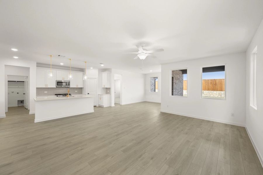 Open Kitchen-Living-Dining Room Representative Photo