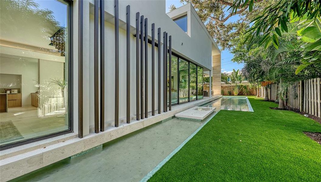 Exterior details and patio area of a home in , Sarasota (Image 2). Exterior details and patio area of a home in , Sarasota (Image 2).