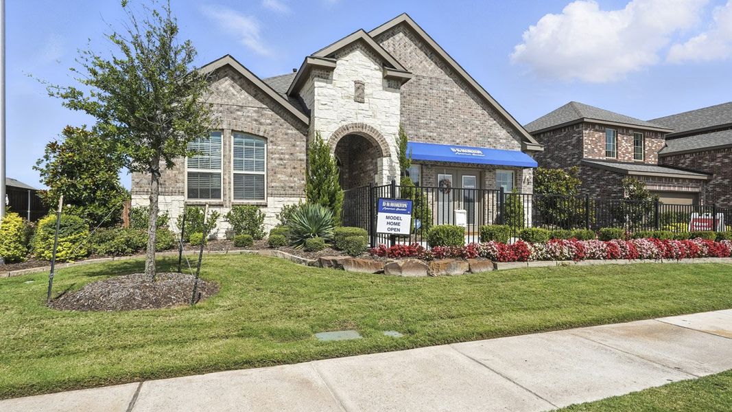 Representative exterior photo of a completed home built from the Avery by D.R. Horton in Madera, Royse City, TX (Image 20). Representative exterior photo of a completed home built from the Avery by D.R. Horton in Madera, Royse City, TX (Image 20).