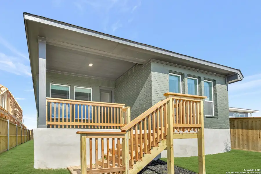 Exterior details and patio area of a home in , New Braunfels (Image 3). Exterior details and patio area of a home in , New Braunfels (Image 3).