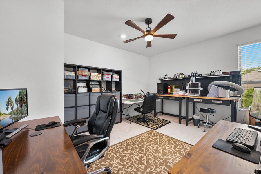 Furnished interior view inside a new home in The Highlands: Pinnacle Collection, Porter Heights (Image 13).