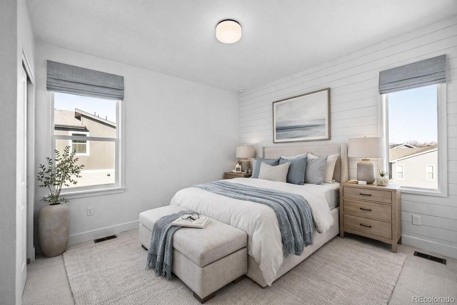 2nd bedroom with ensuite. Virtually Staged.