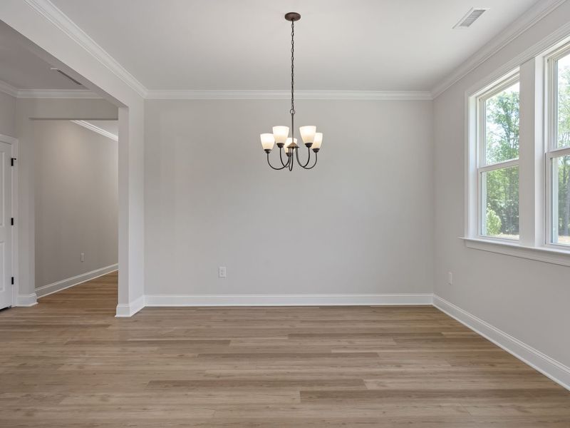 Representative unfurnished interior of a home built from the The Beech by Davidson Homes LLC in Wendell Ridge, Wendell (Image 40).