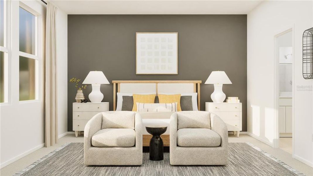 Furnished interior view inside a new home in Bridgewalk: Executive Collection, St. Cloud (Image 8). Furnished interior view inside a new home in Bridgewalk: Executive Collection, St. Cloud (Image 8).