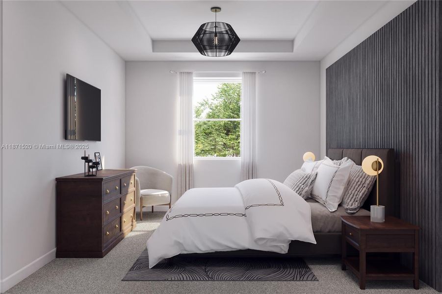 Furnished interior view inside a new home in Acacia Groves, Miami (Image 7).