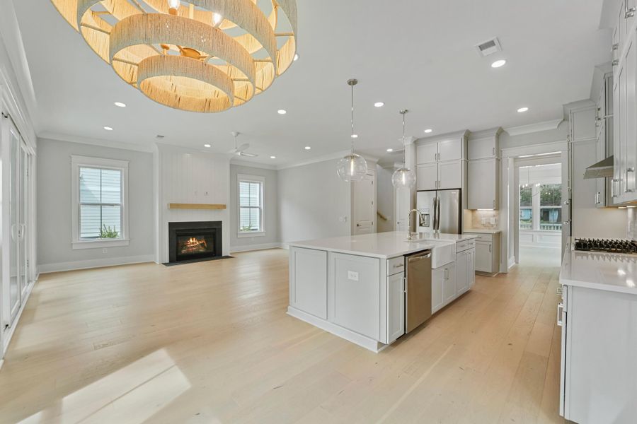 Furnished interior view inside a new home in , Johns Island (Image 14).