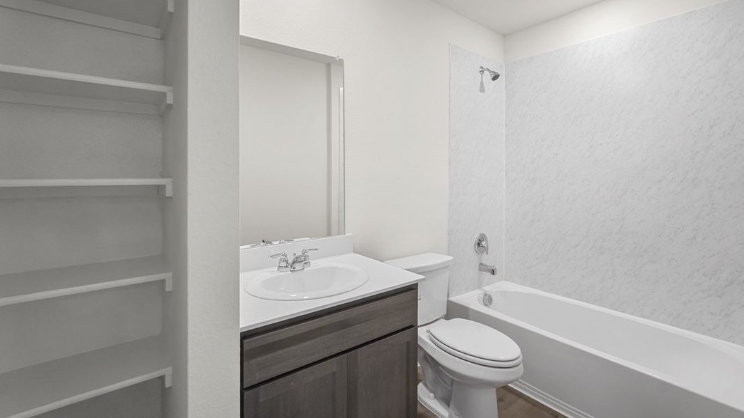 Representative furnished interior of a home built from the Florence by D.R. Horton in Cottonwood, Dorchester (Image 7).