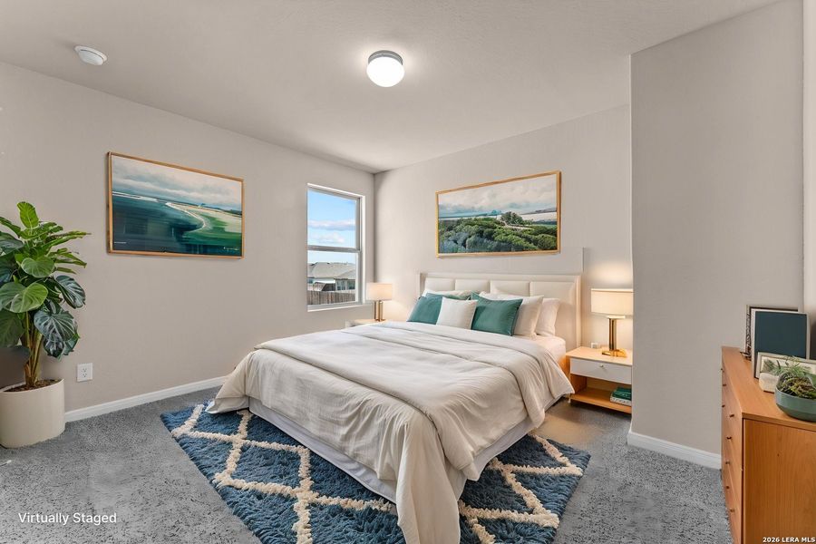 Furnished interior view inside a new home in Greenspoint Heights, Seguin (Image 8).