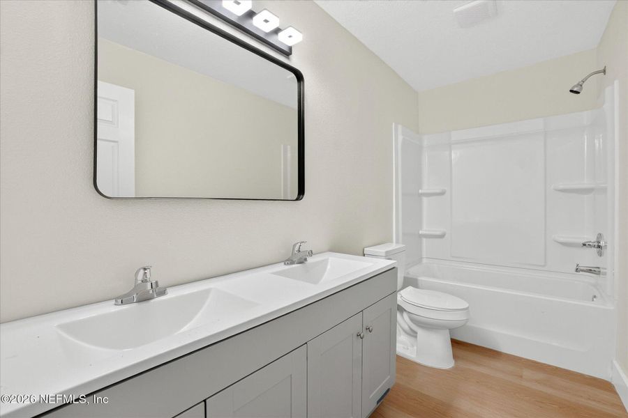 Furnished interior view inside a new home in , Jacksonville (Image 7). Furnished interior view inside a new home in , Jacksonville (Image 7).