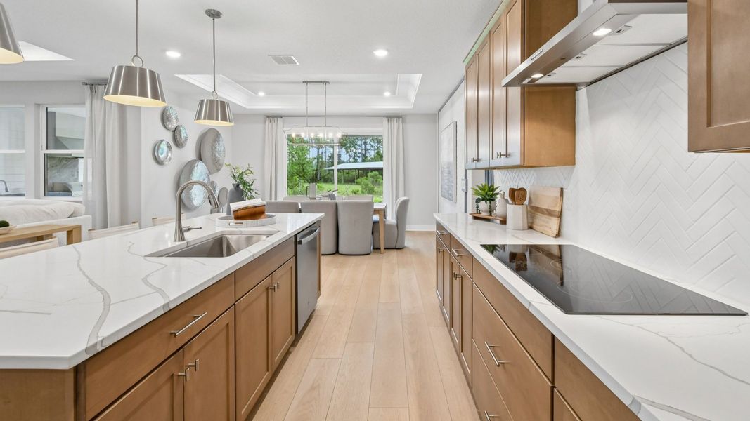 Representative furnished interior of a home built from the Marigold by DRB Homes in Ardisia Park, New Smyrna Beach (Image 28).