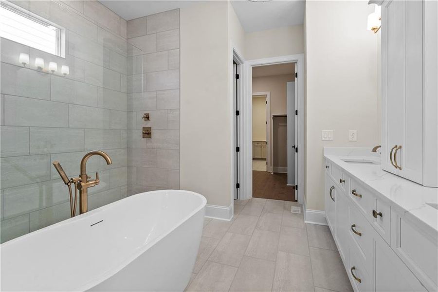 Furnished interior view inside a new home in Waterside Single Family, Peachtree Corners (Image 17).