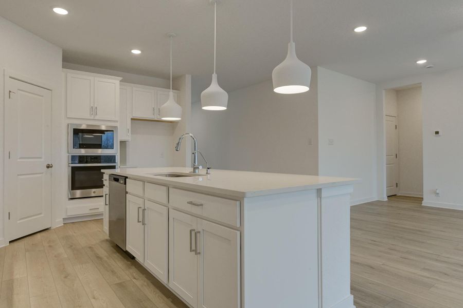 Representative furnished interior of a home built from the Alexis by Ashton Woods in Nopal Valley, San Antonio (Image 9).