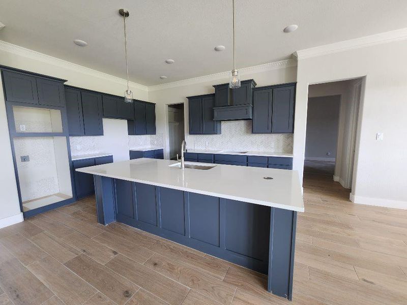 Furnished interior view inside a new home in Rocky Top, Krum (Image 5).