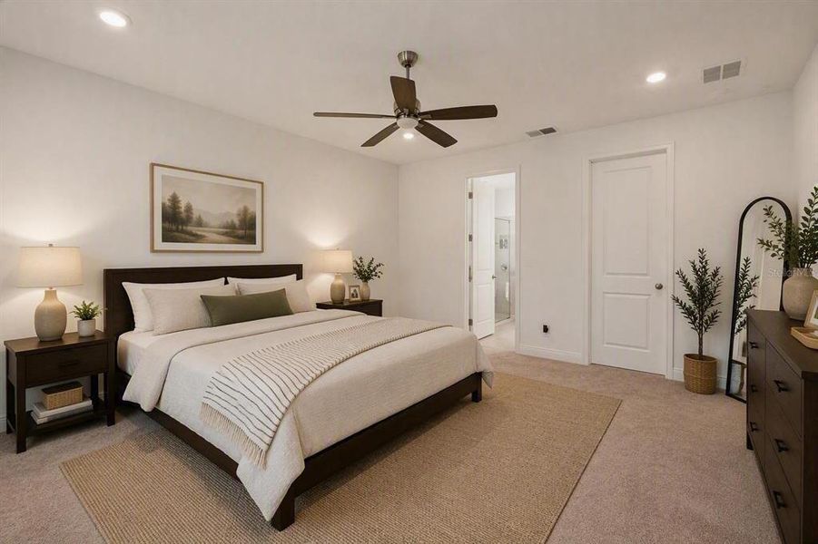 Furnished interior view inside a new home in , Deltona (Image 11).
